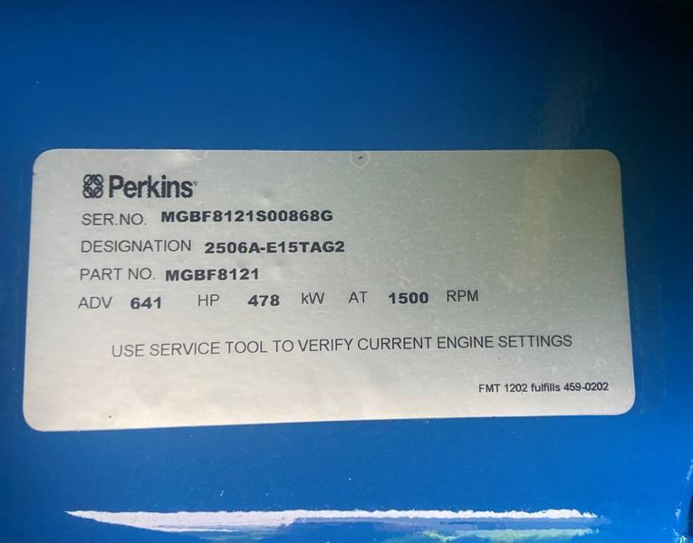 FG Wilson P550-3 - Perkins - Генераторная установка 550 кВА - DPX-16020 2-270 фото