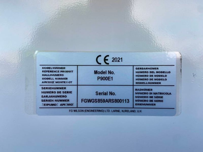 FG Wilson P900-1 - Perkins - Генераторная установка 900 кВА - DPX-16025 2-274 фото