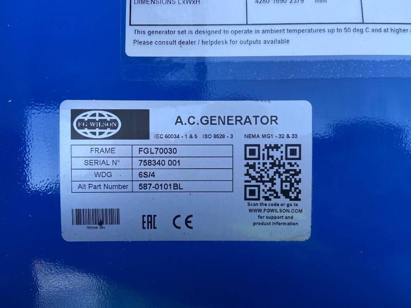 FG Wilson P900-1 - Perkins - Генераторная установка 900 кВА - DPX-16025 2-274 фото