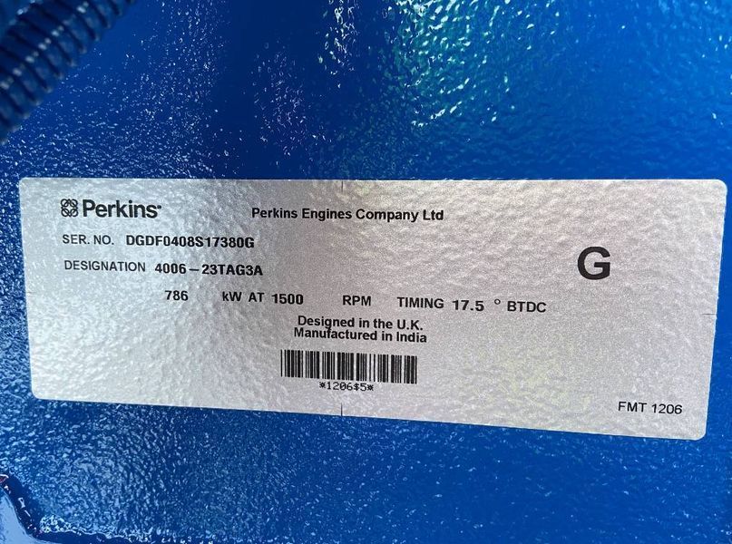 FG Wilson P900-1 - Perkins - Генераторная установка 900 кВА - DPX-16025 2-274 фото
