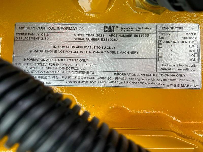 Caterpillar DE65GC &mdash; резервная генераторная установка потужністю 65 кВА 2-226 фото