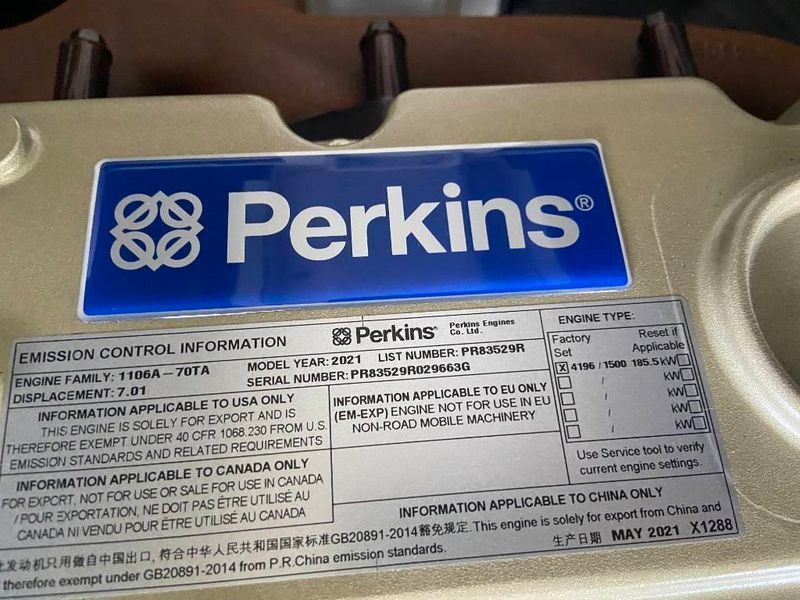 Perkins 1106A-70TAG3 - Генератор 200 кВА - DPX-20011 2-250 фото