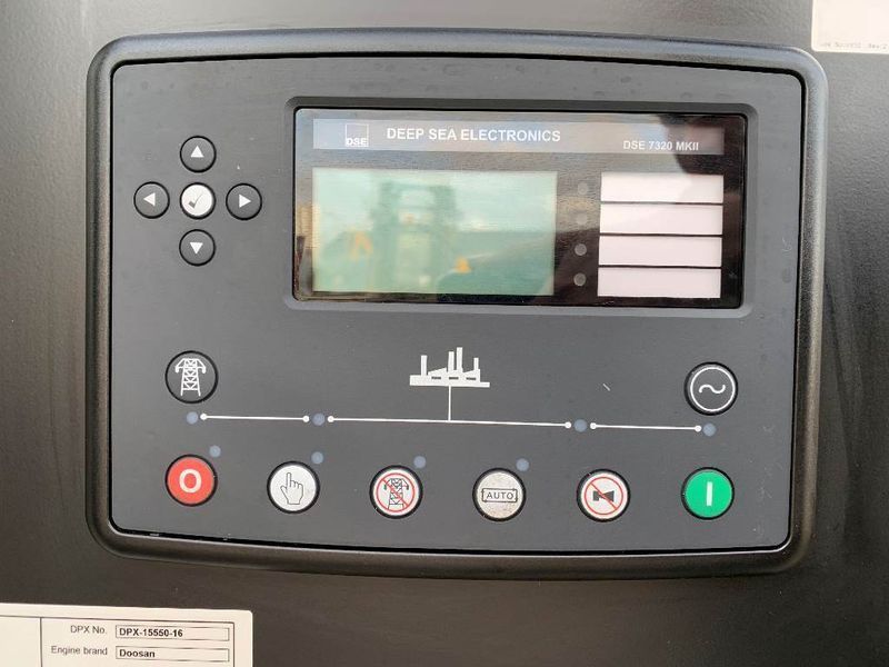 Двигатель Doosan P086TI - Генератор 220 кВА - DPX-15550 2-256 фото