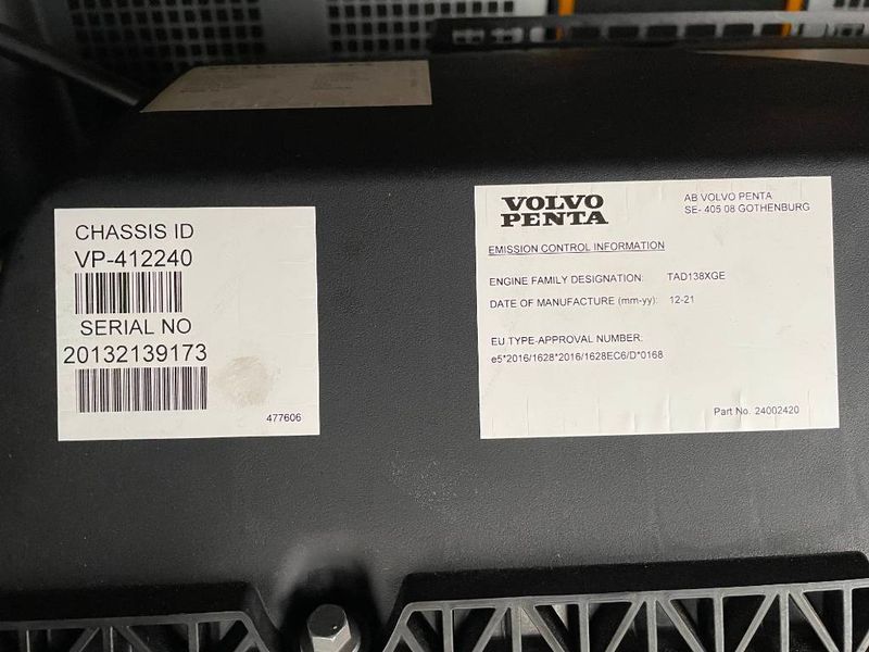 Volvo TAD1381GE &mdash; Генераторная установка 390 кВА Stage V &mdash; DPX-19031-1 2-262 фото